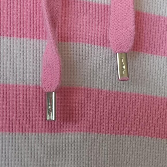 LAUREN RALPH LAUREN Womens Top Pink and White Size Medium - Picture 4 of 8